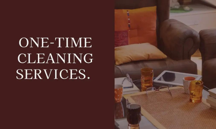 one-time cleaning services